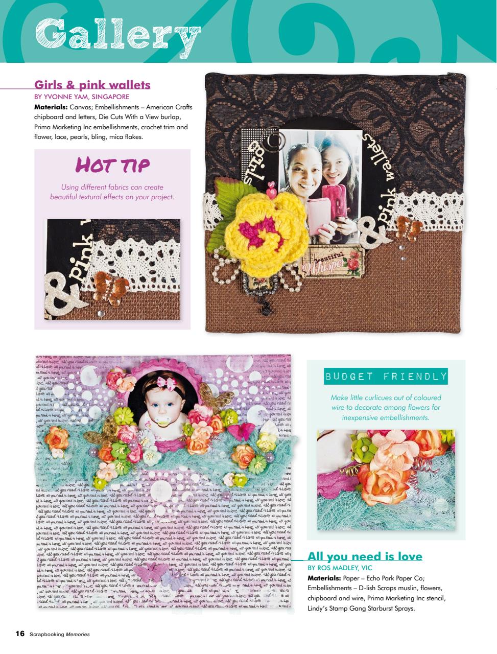 Scrapbooking Memories Preview Pages