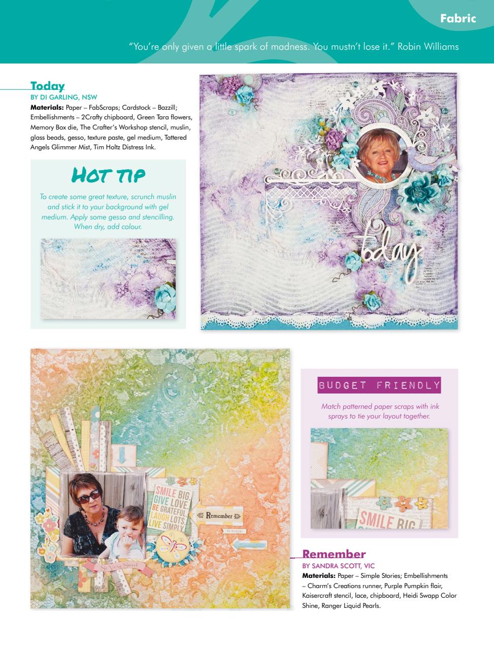 Scrapbooking Memories Preview Pages