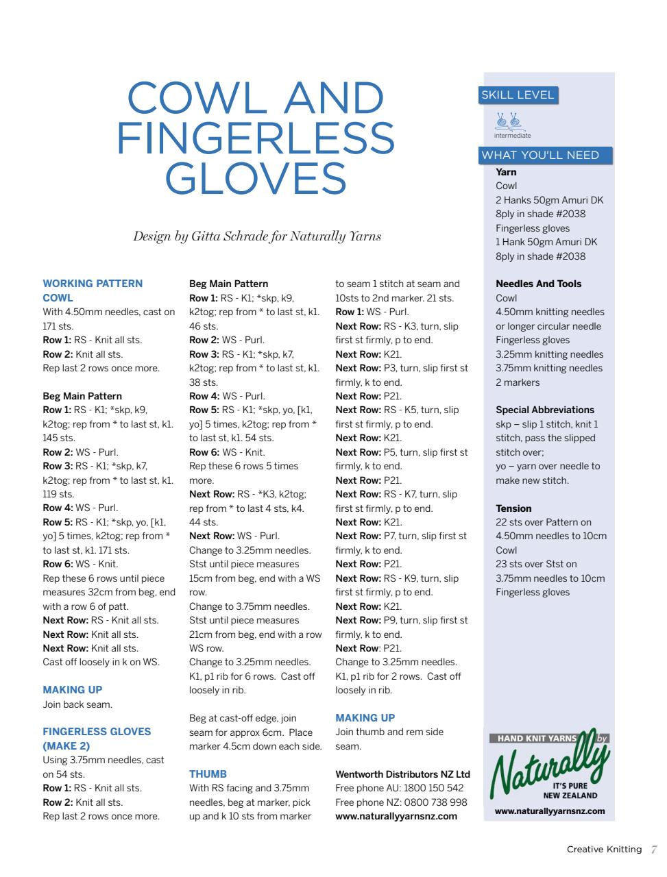 Creative Knitting Preview Pages