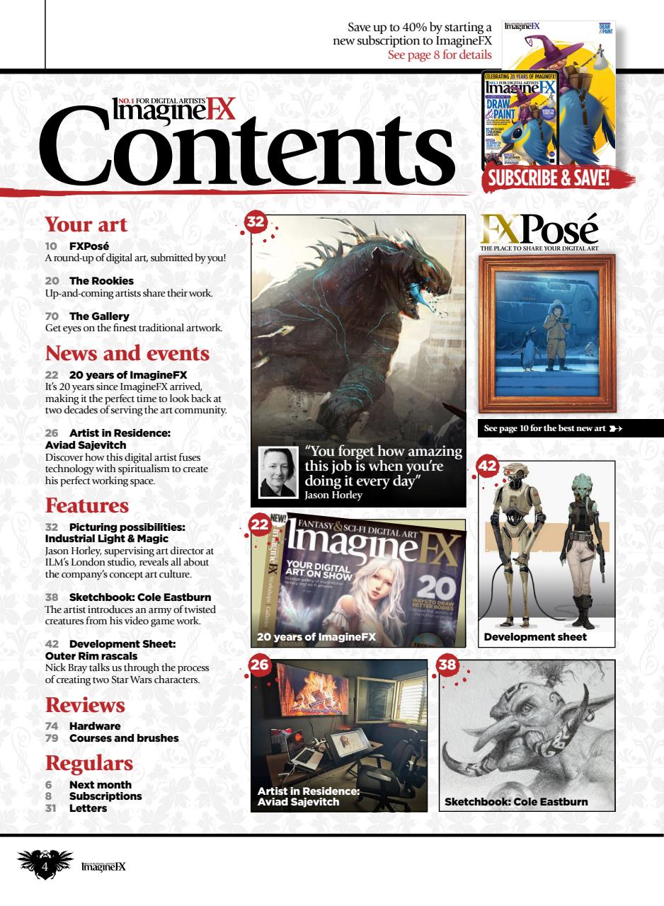 ImagineFX Preview Pages