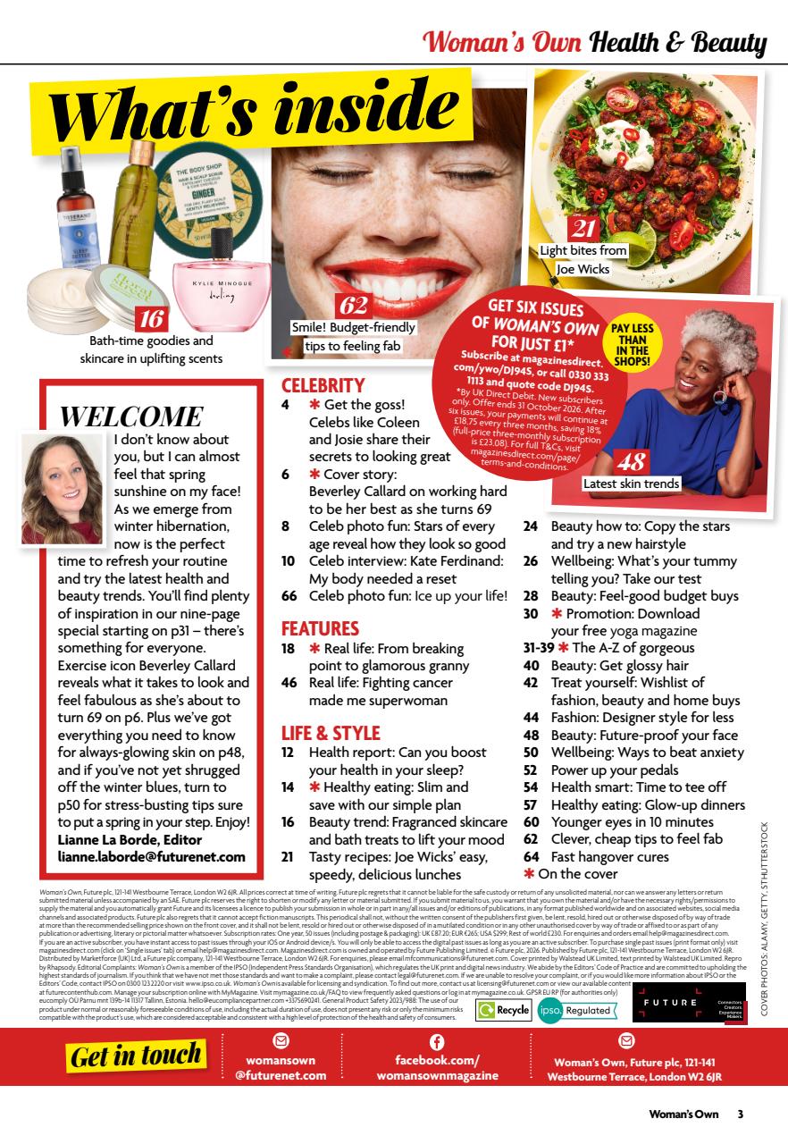 Woman's Own Lifestyle Special Preview Pages