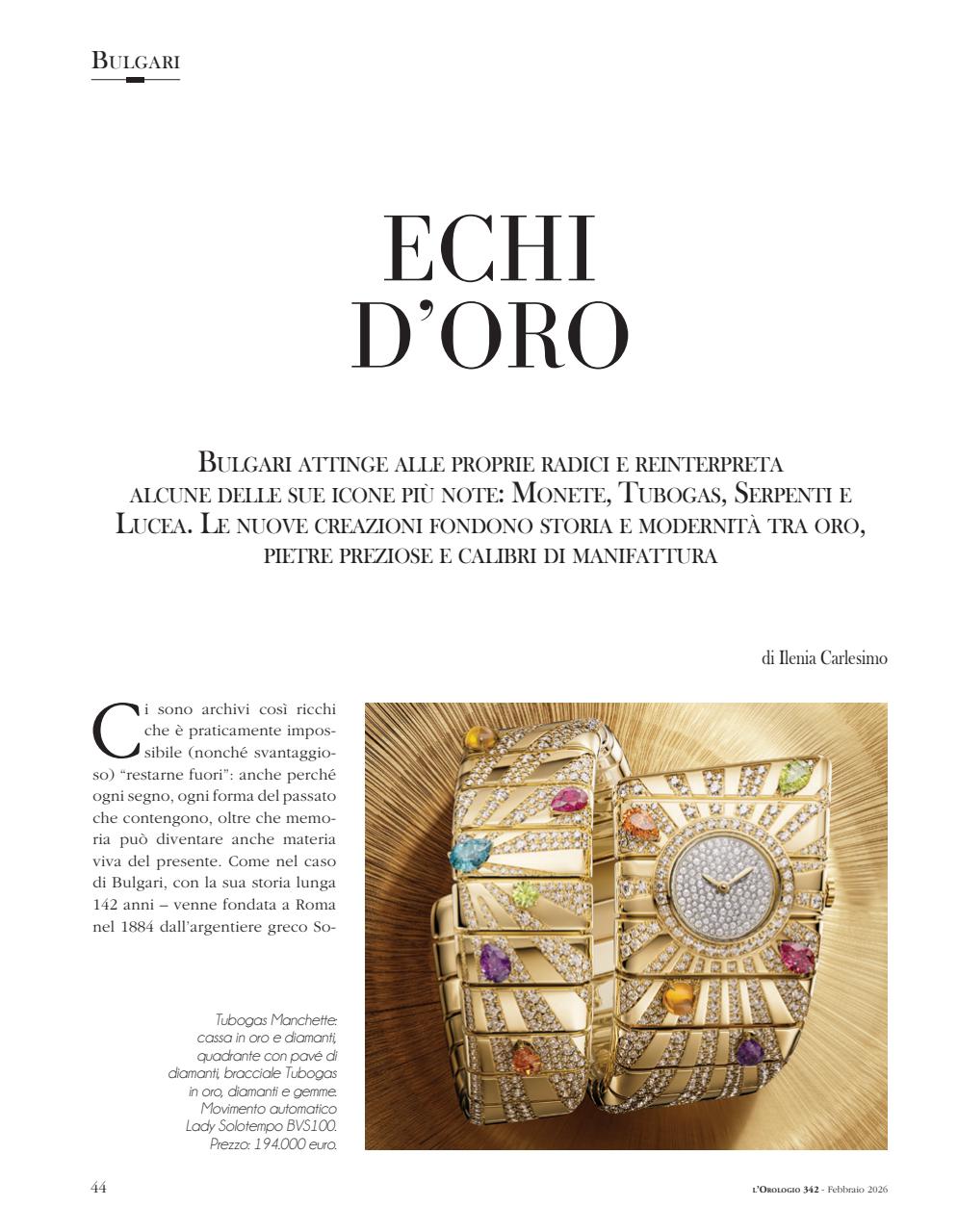 L'Orologio Preview Pages