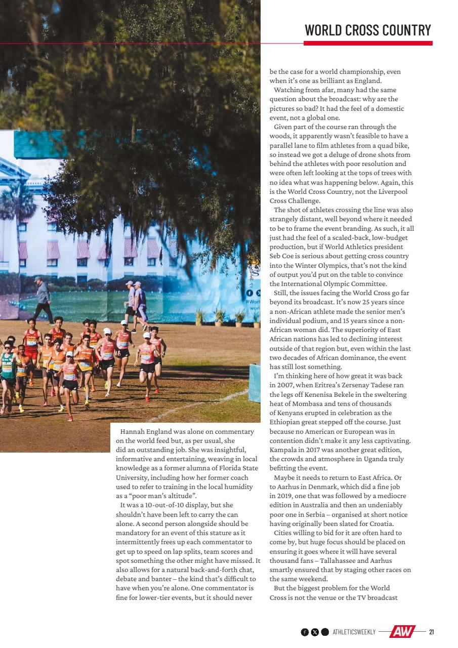 AW – Athletics Weekly Magazine Preview Pages