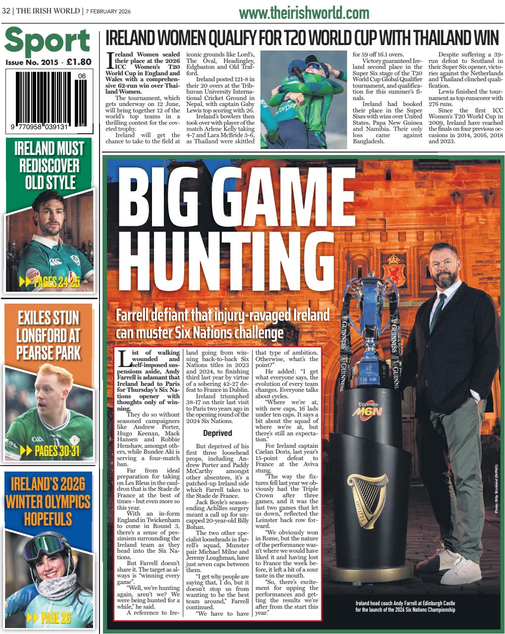 Irish World Preview Pages