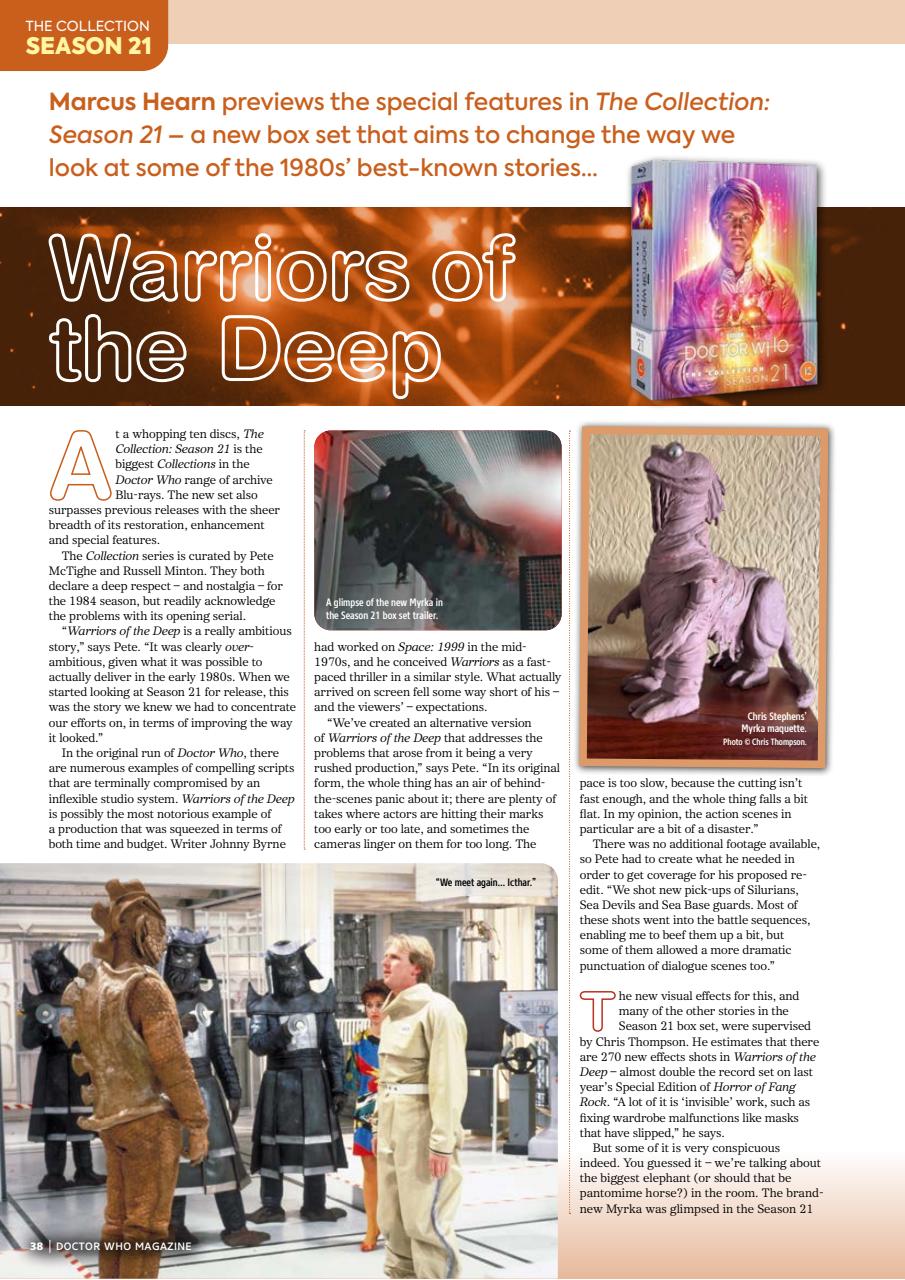 Doctor Who Magazine Preview Pages