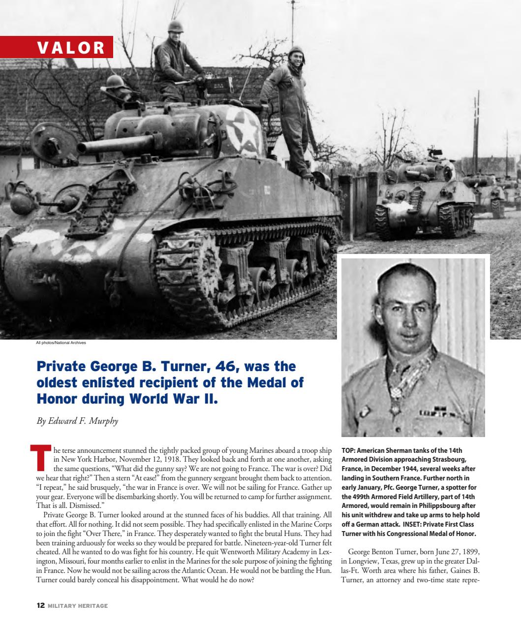 Military Heritage Preview Pages
