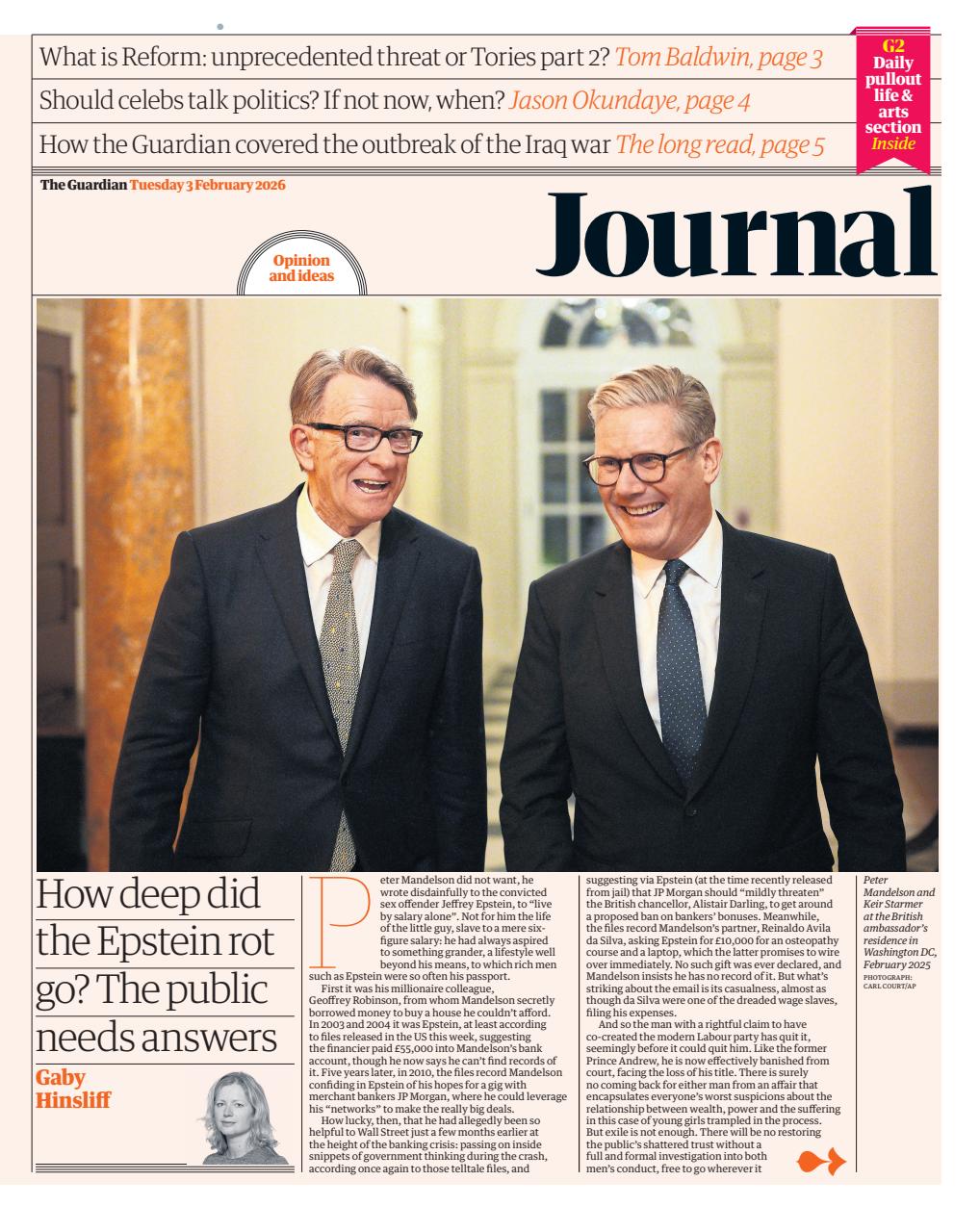 The Guardian Newspaper Preview Pages