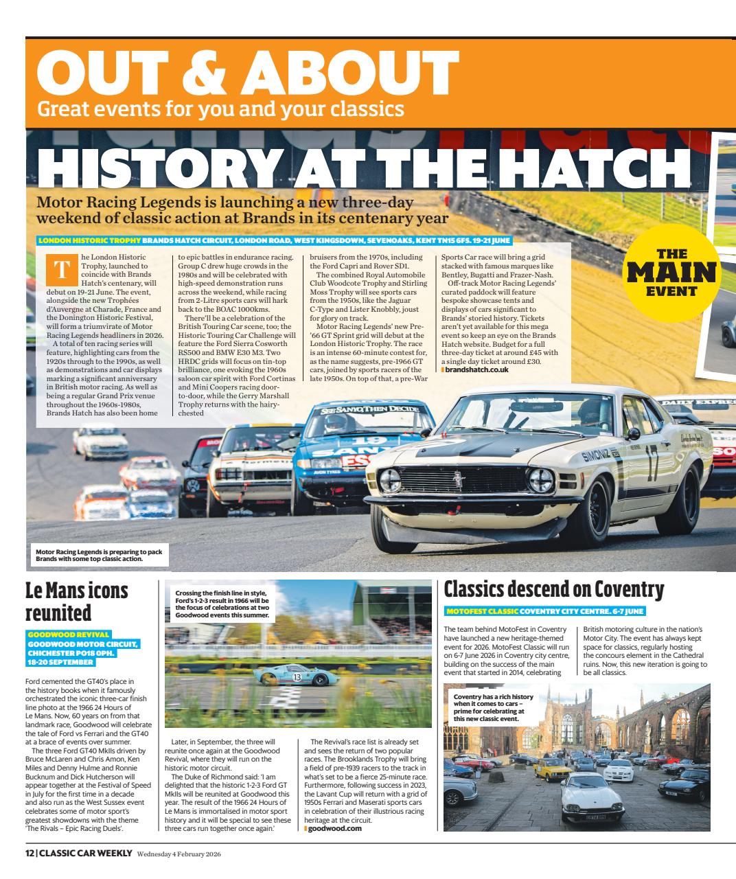 Classic Car Weekly Preview Pages