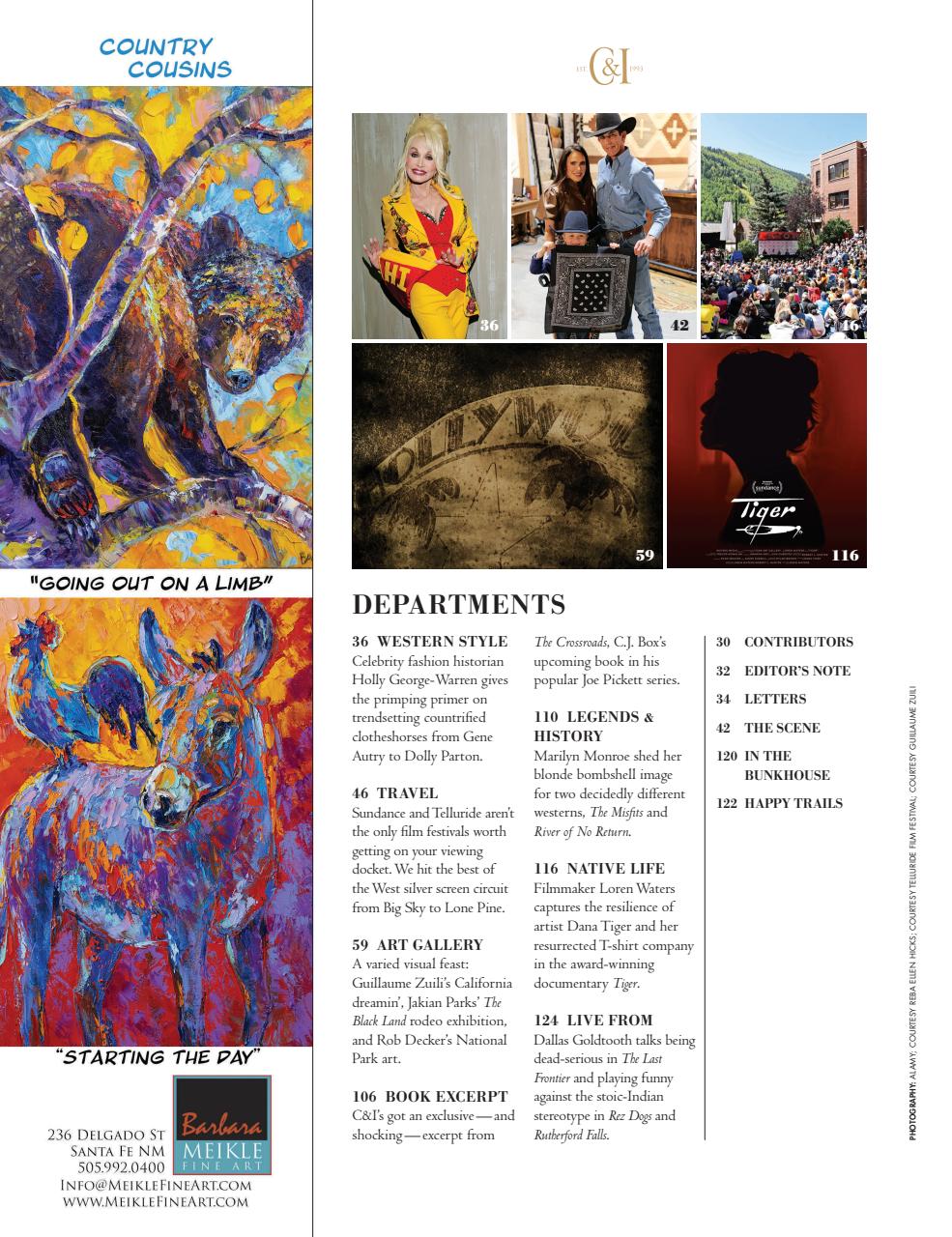 Cowboys and Indians Preview Pages