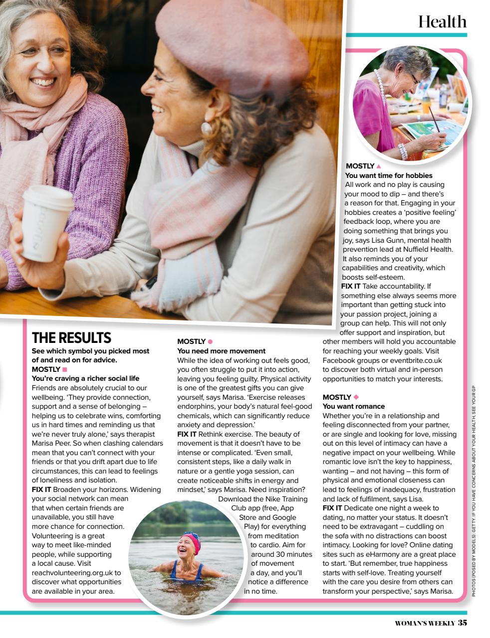 Woman's Weekly Preview Pages