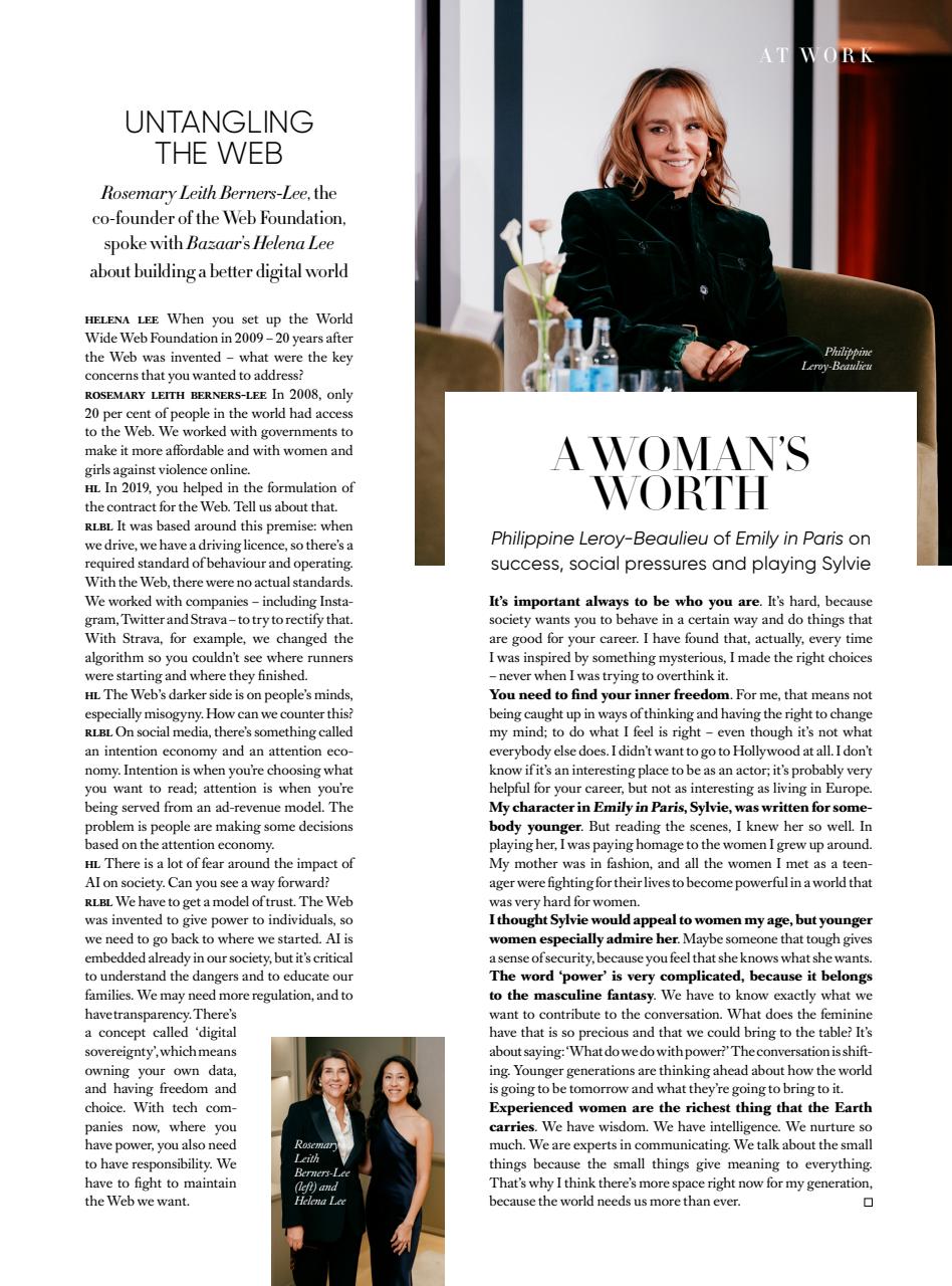 Harper's Bazaar Preview Pages