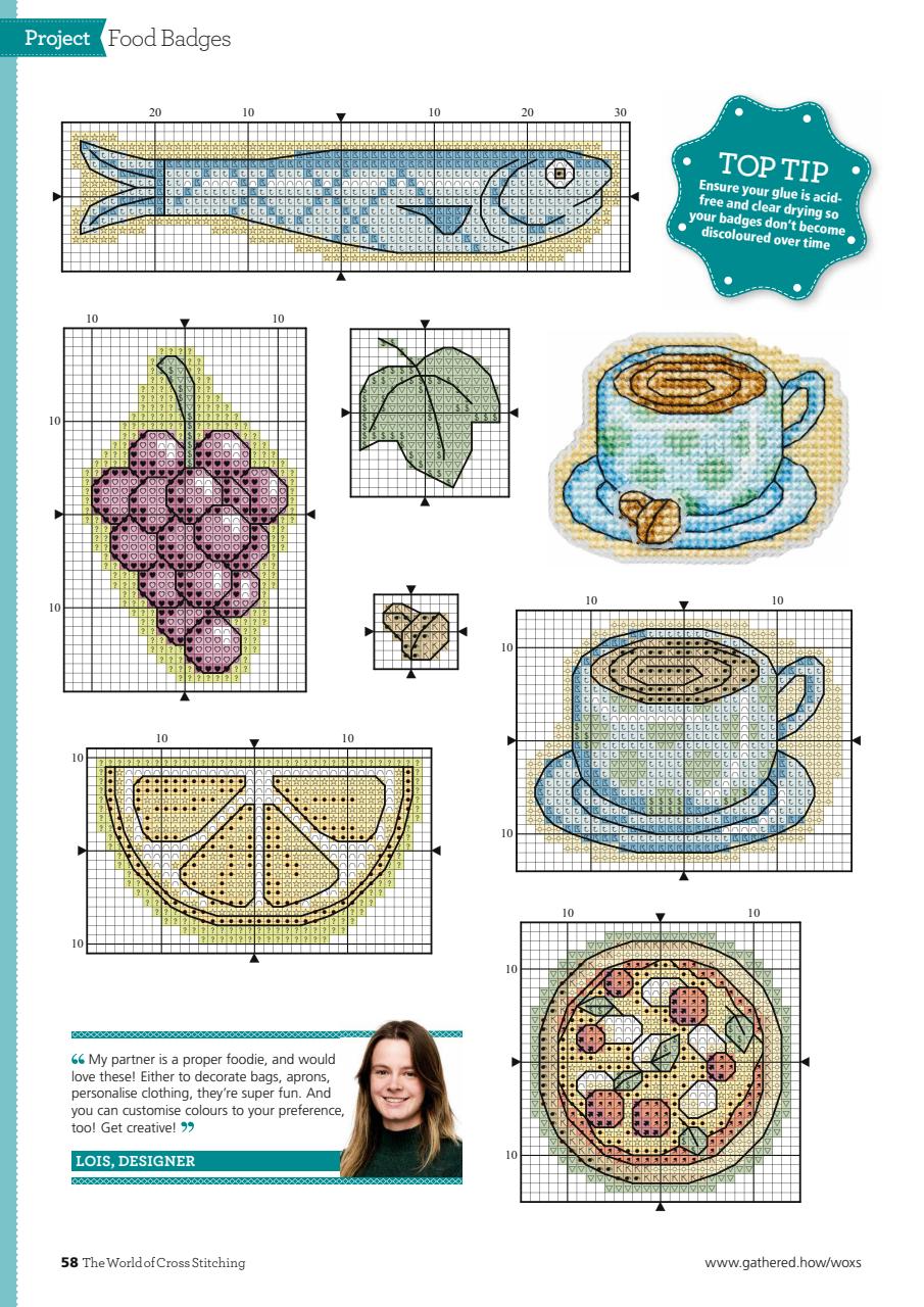 The World of Cross Stitching Preview Pages