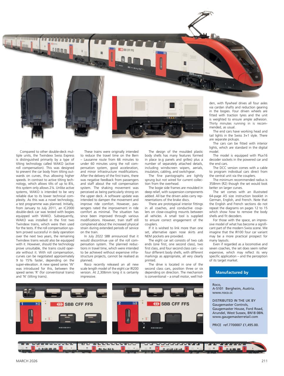 Continental Modeller Preview Pages