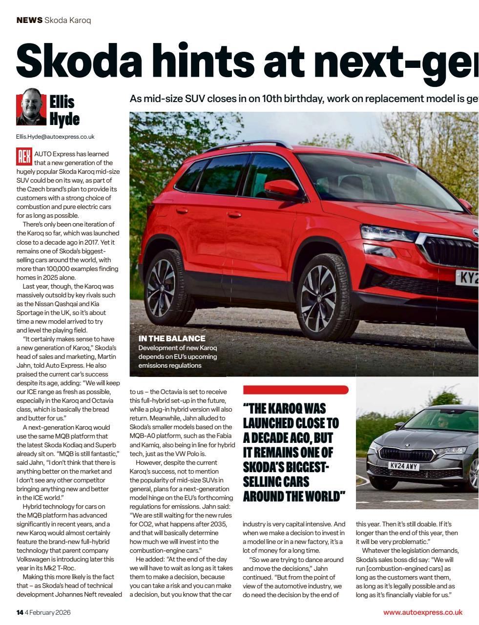 Auto Express Preview Pages