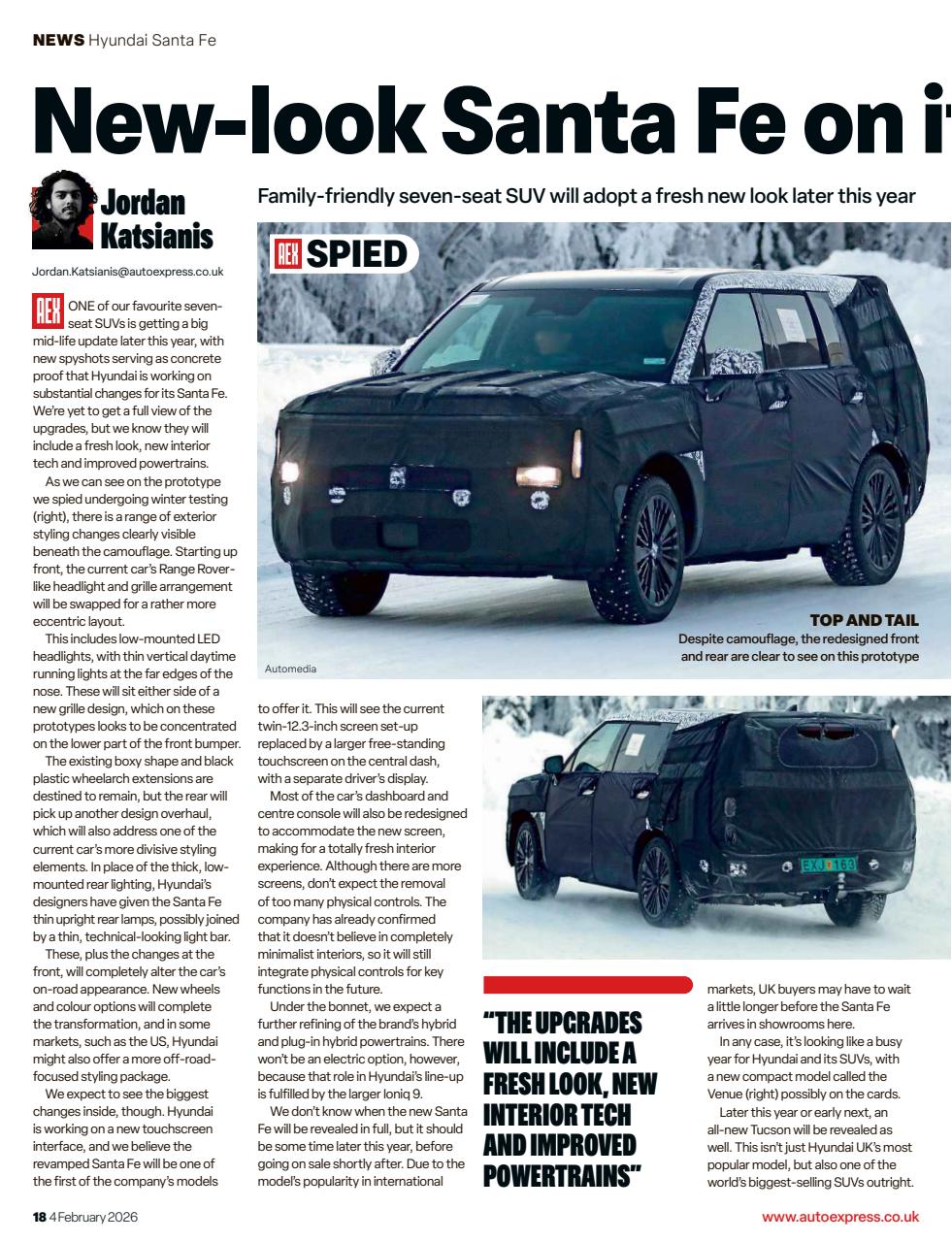 Auto Express Preview Pages