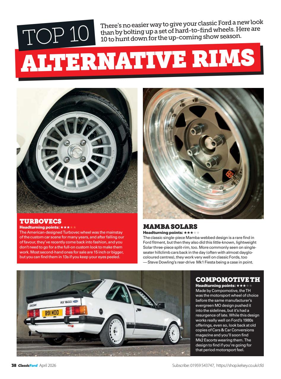 Classic Ford Preview Pages