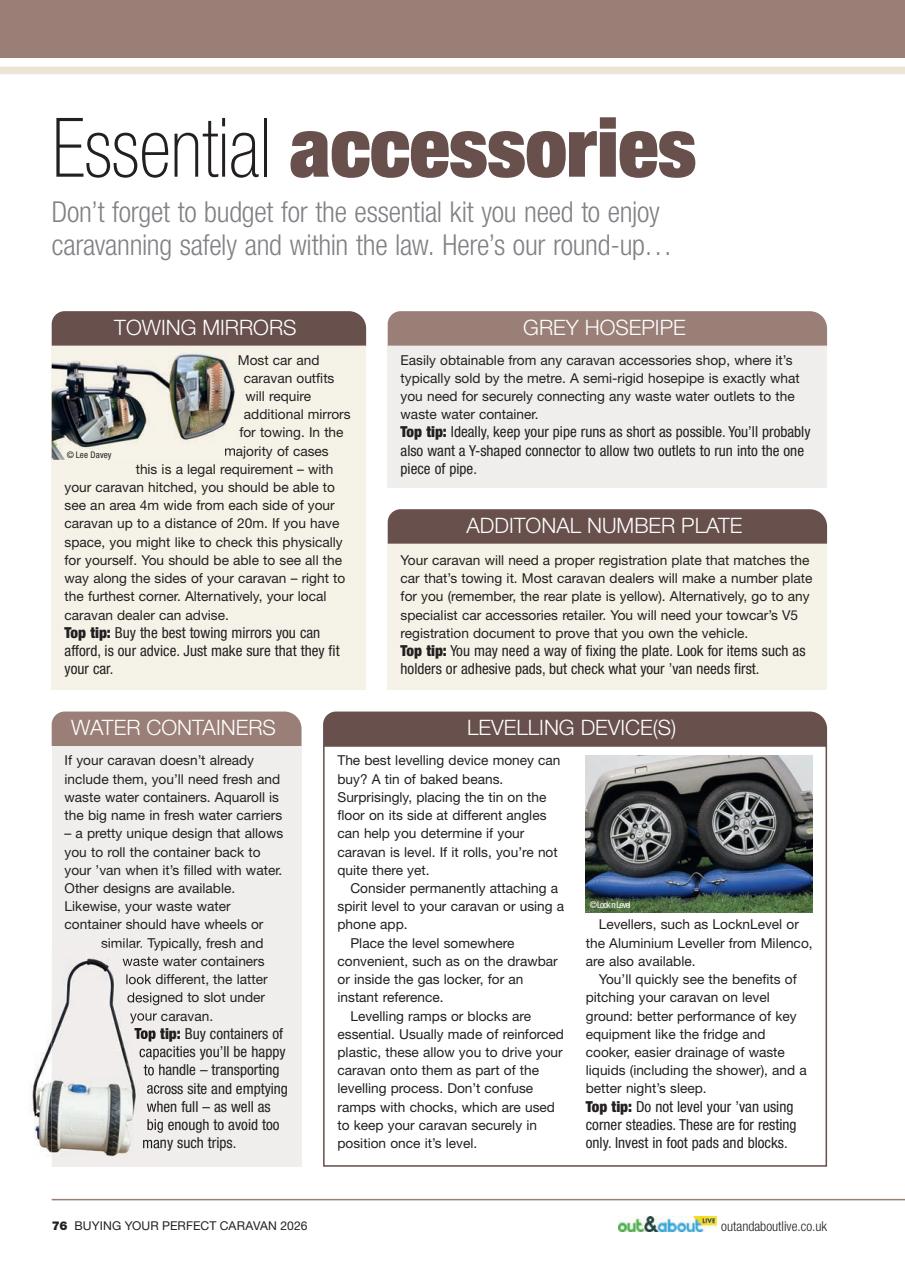 Buying Your Perfect Caravan Preview Pages