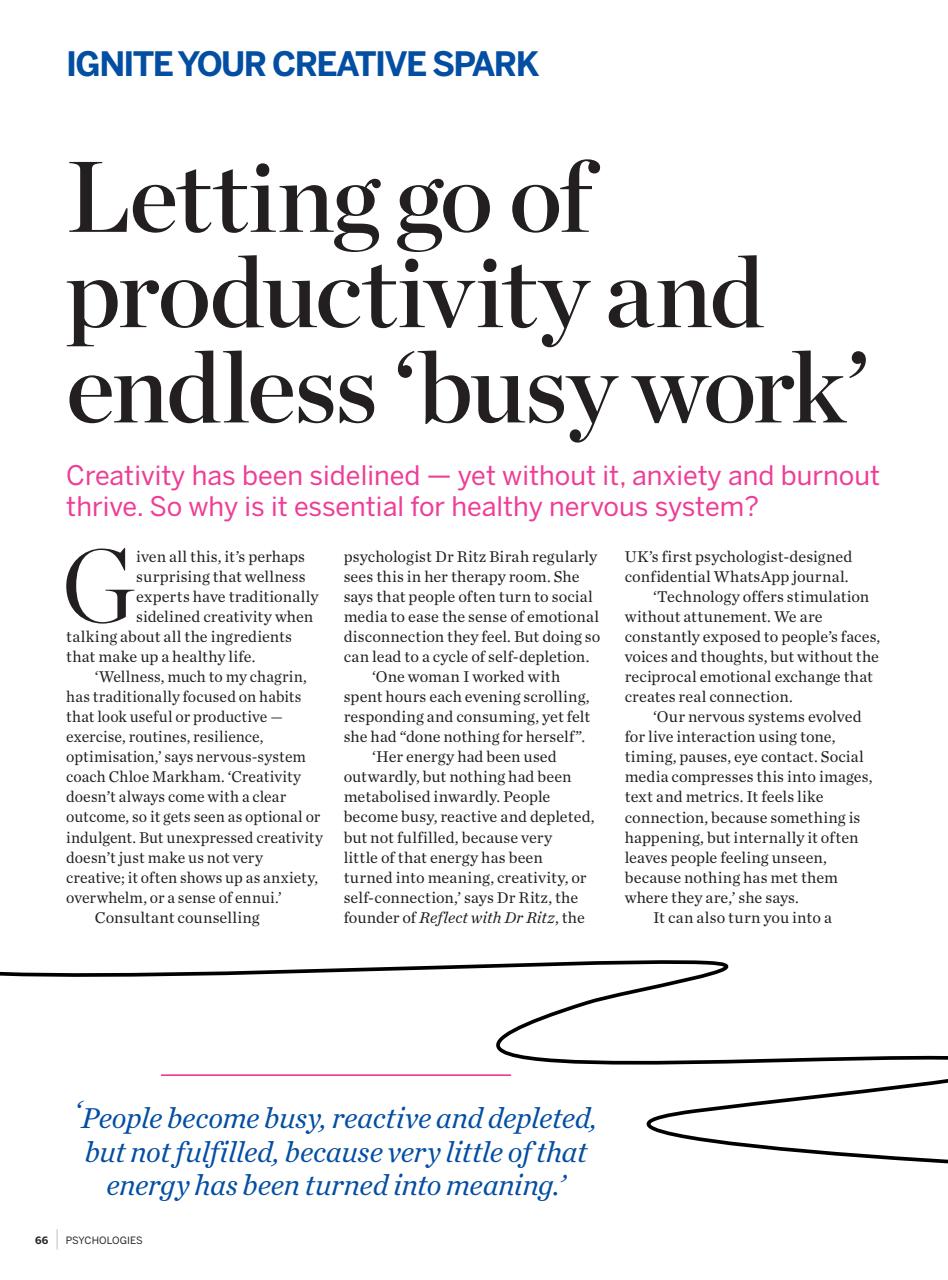Psychologies Preview Pages