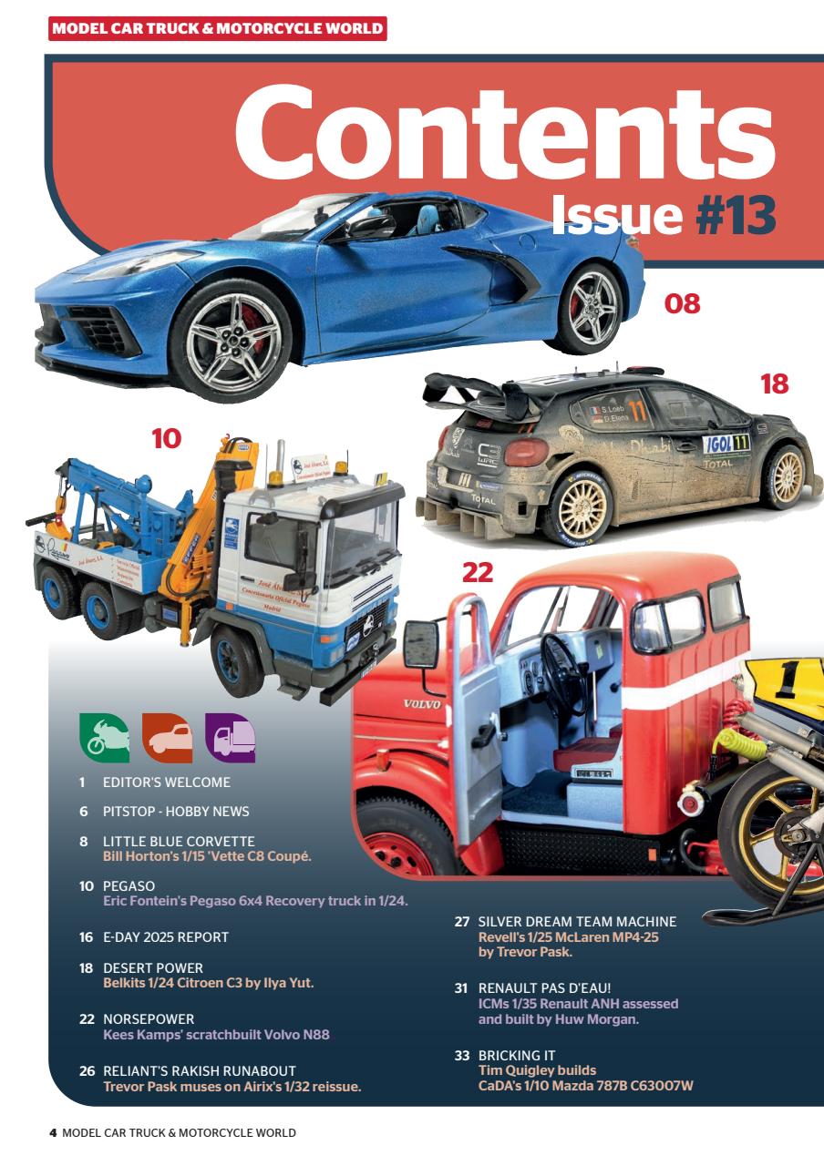 Model Car Truck Motorcycles World Preview Pages
