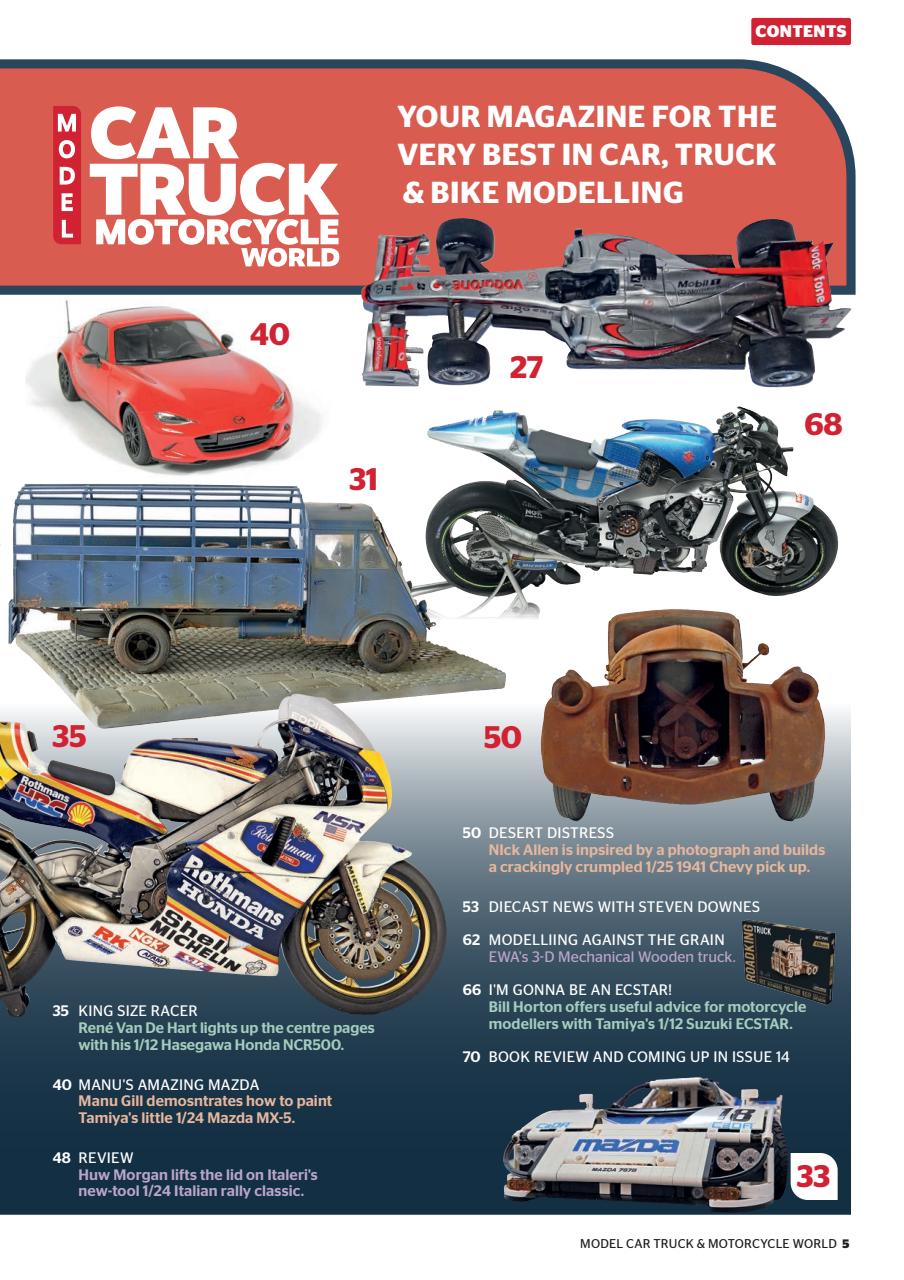 Model Car Truck Motorcycles World Preview Pages