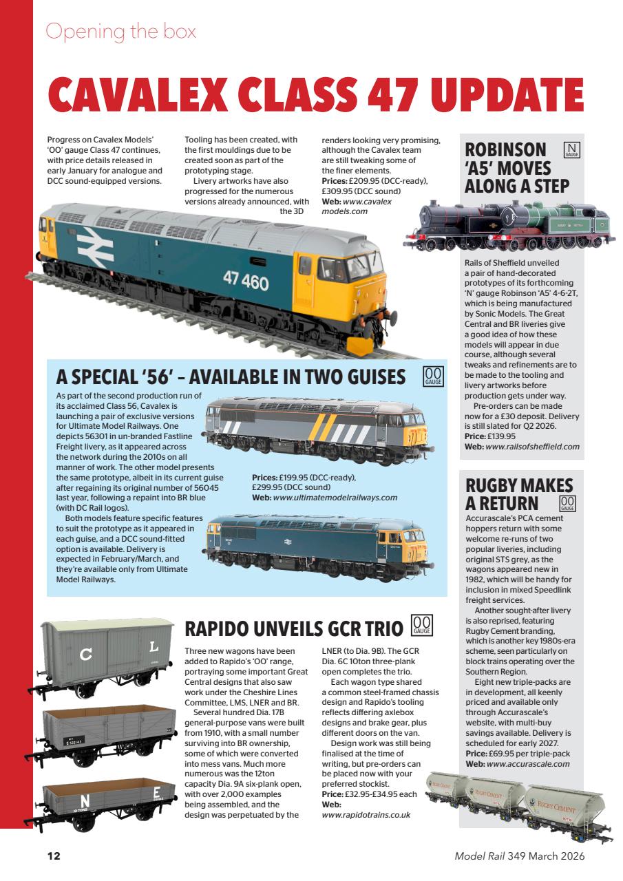Model Rail Preview Pages