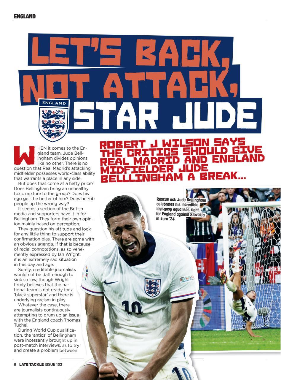 Late Tackle Football Magazine Preview Pages