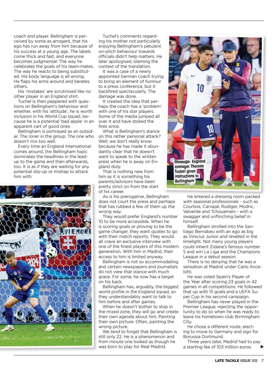 Late Tackle Football Magazine Preview Pages