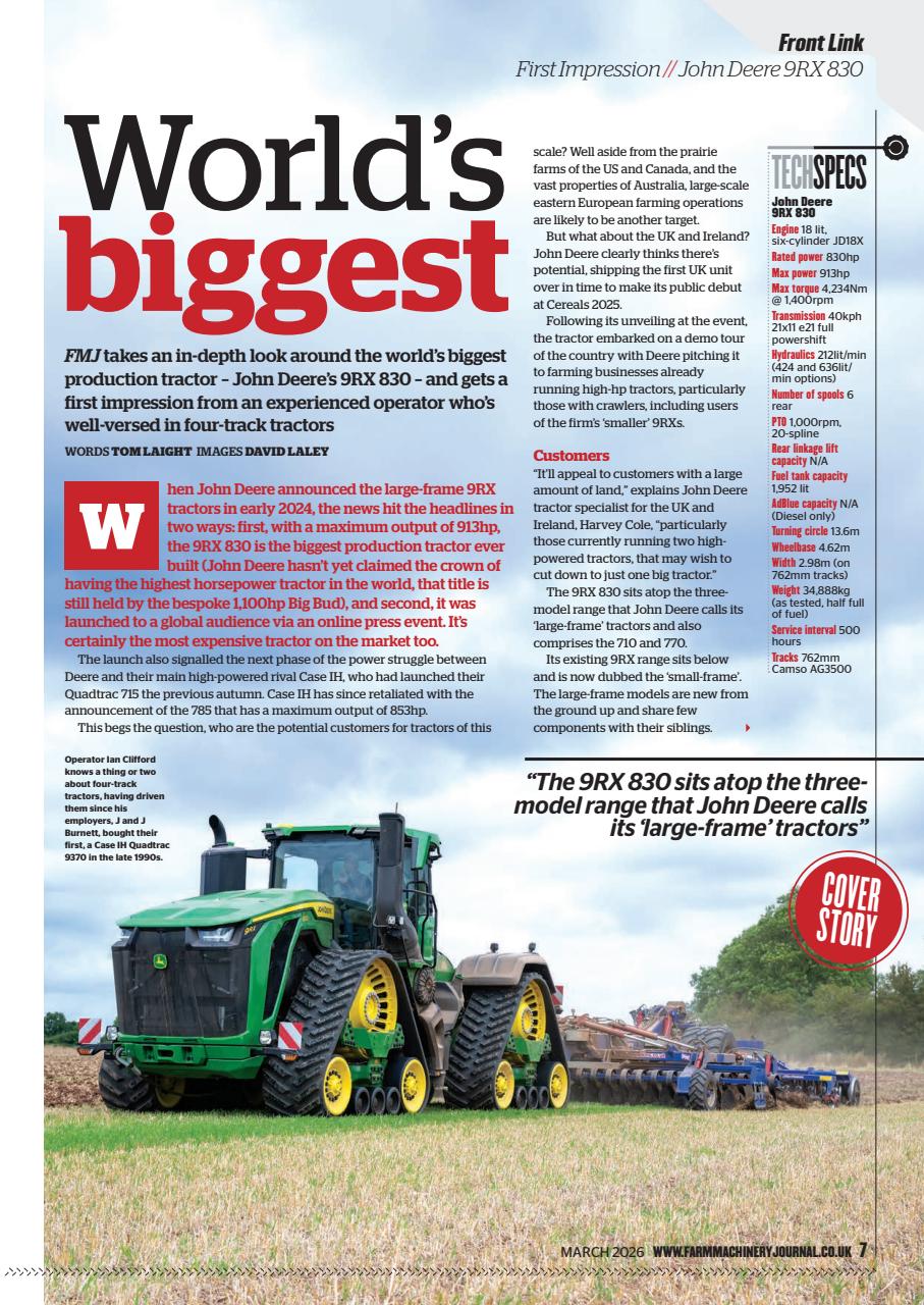 Farm Machinery Journal Preview Pages