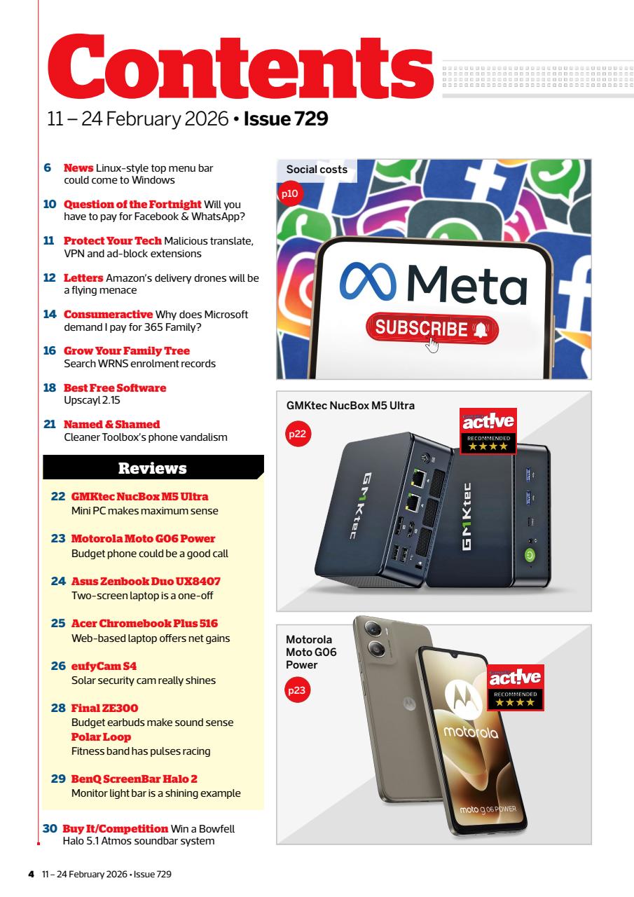 Computer Active Preview Pages