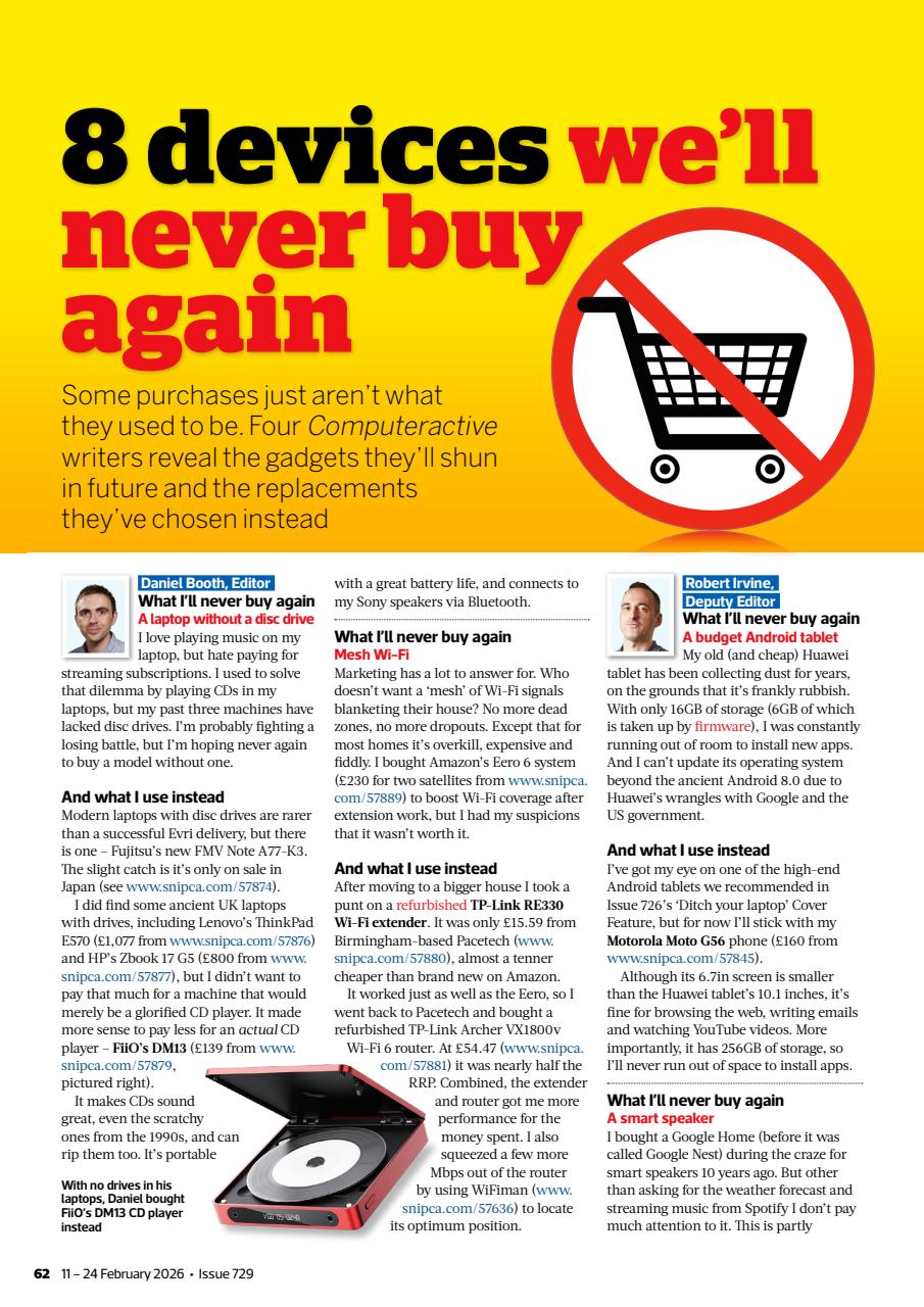 Computer Active Preview Pages