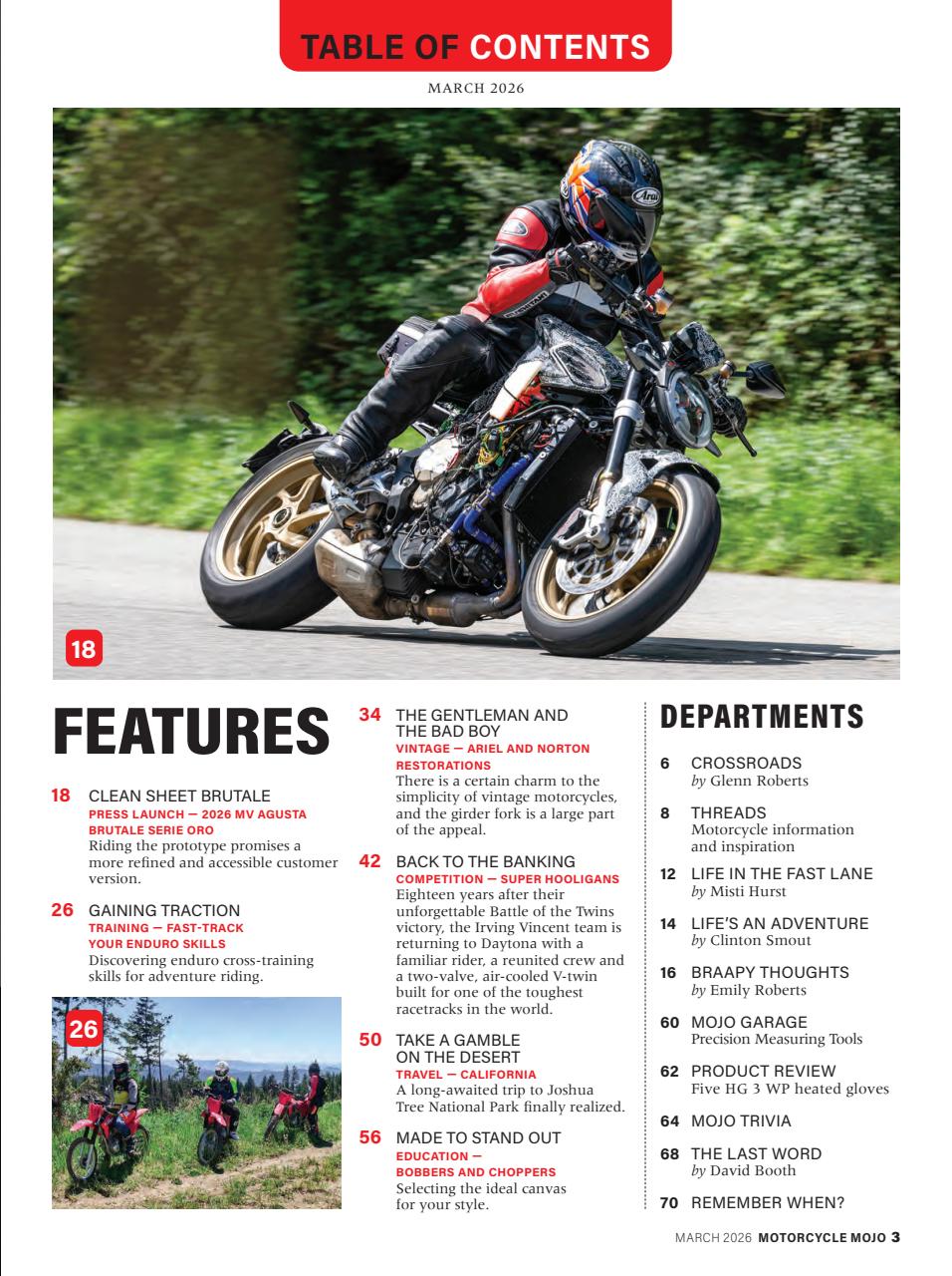 Motorcycle Mojo Preview Pages