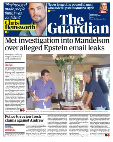 The Guardian Newspaper issue Wednesday, 04 February 2026