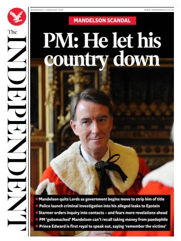 Wednesday, 04 February 2026 issue Wednesday, 04 February 2026