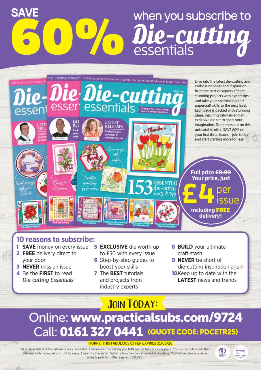 Simply Cards & Papercraft Preview Pages