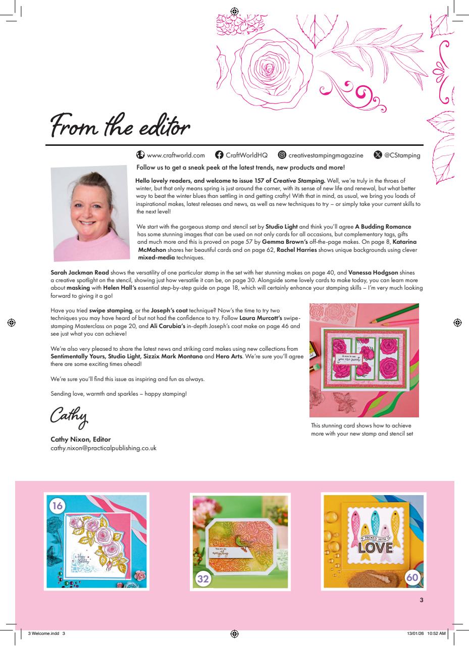 Creative Stamping Preview Pages