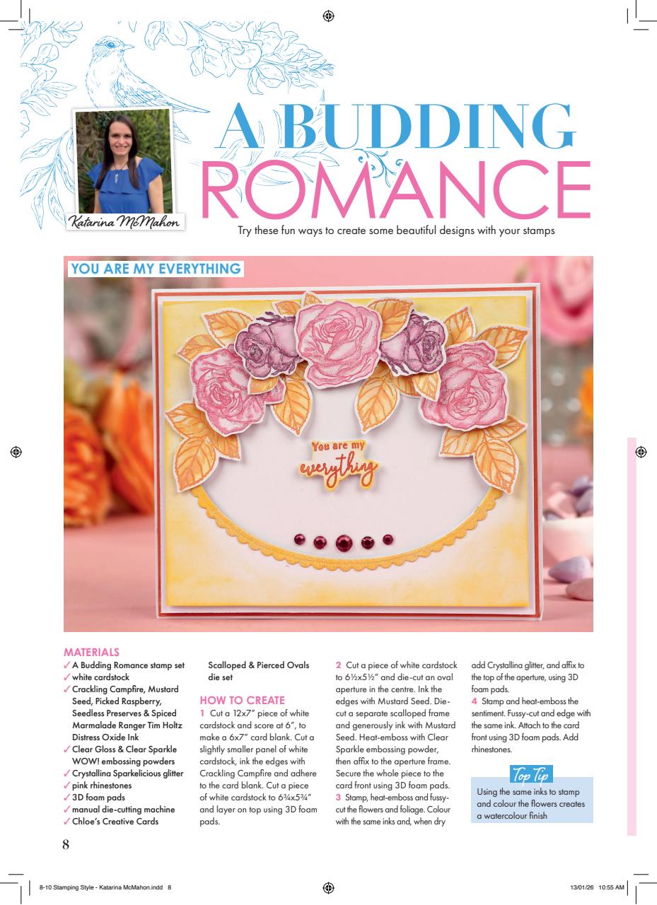 Creative Stamping Preview Pages