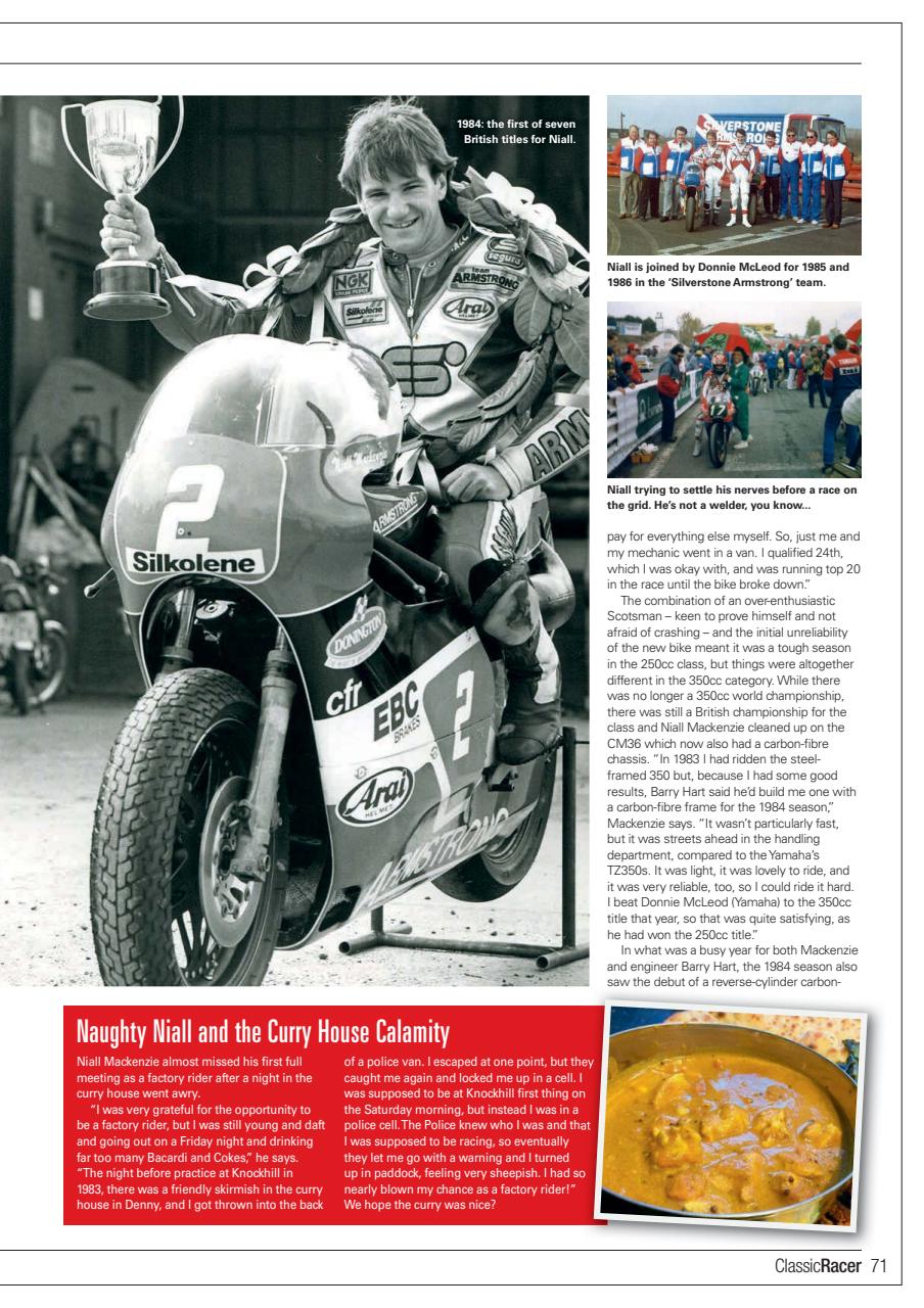 Classic Racer Preview Pages