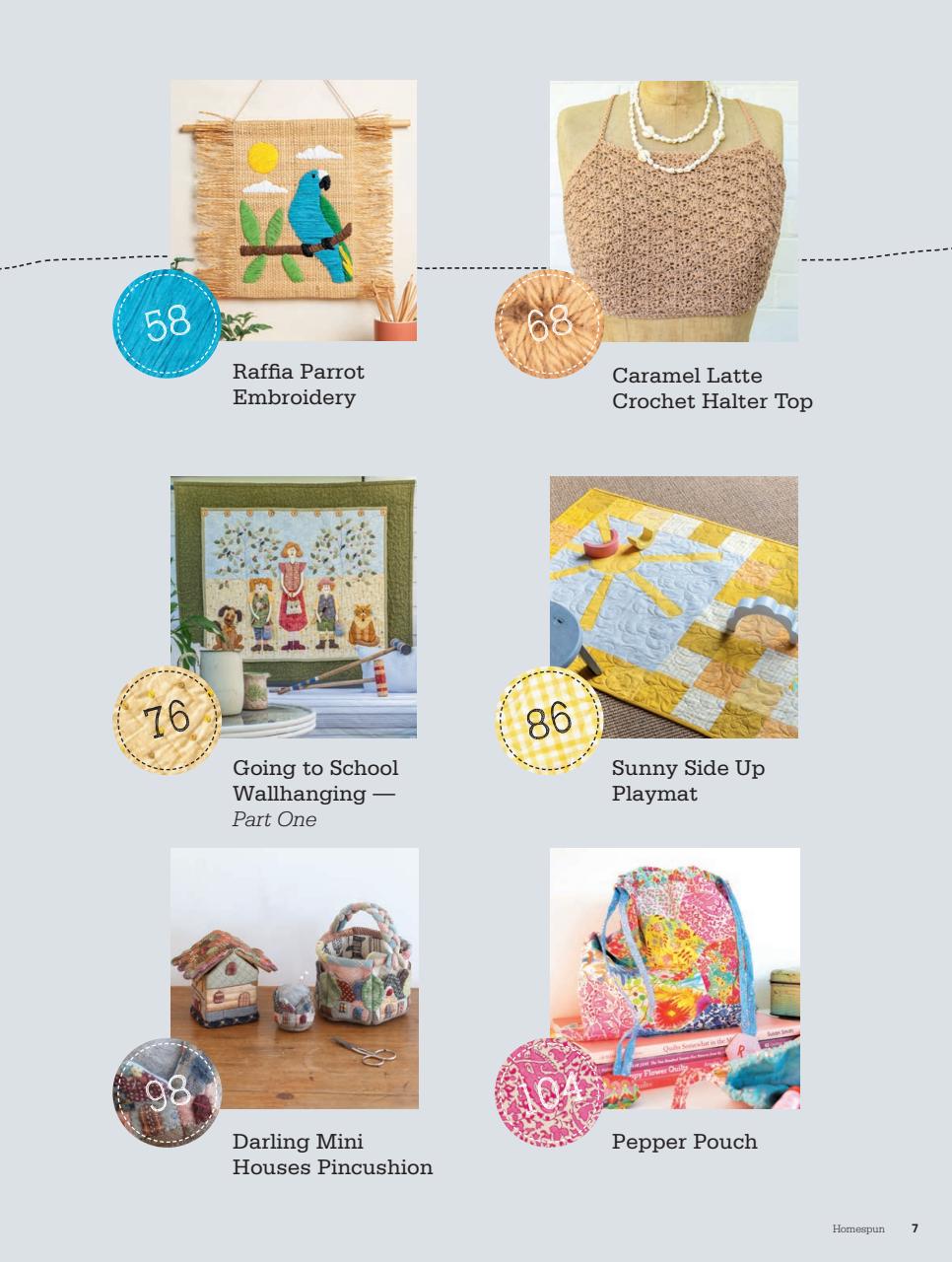 Homespun Preview Pages