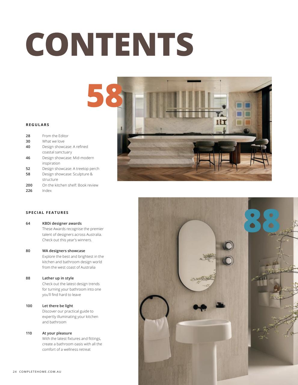 Kitchens & Bathrooms Quarterly Preview Pages