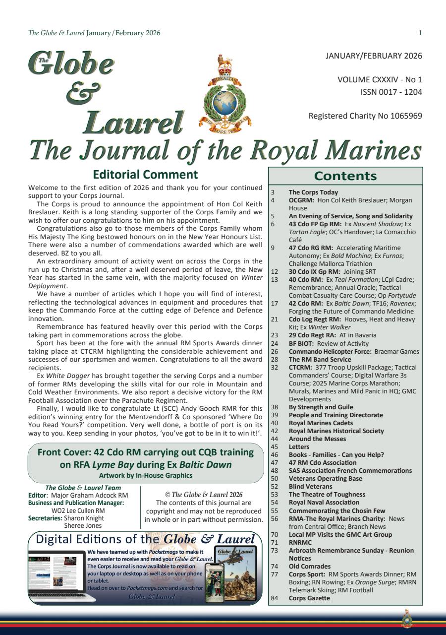 Globe & Laurel Preview Pages