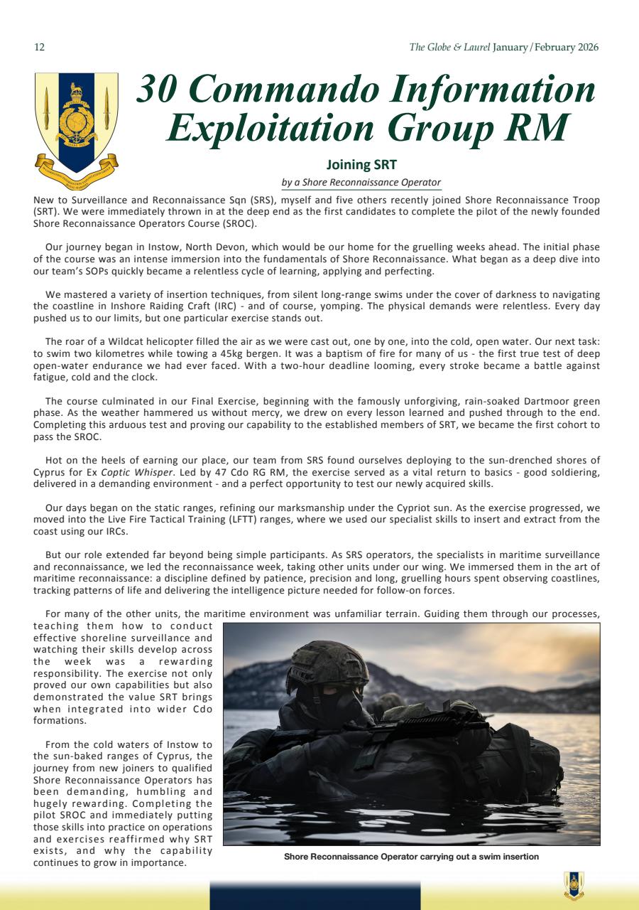 Globe & Laurel Preview Pages