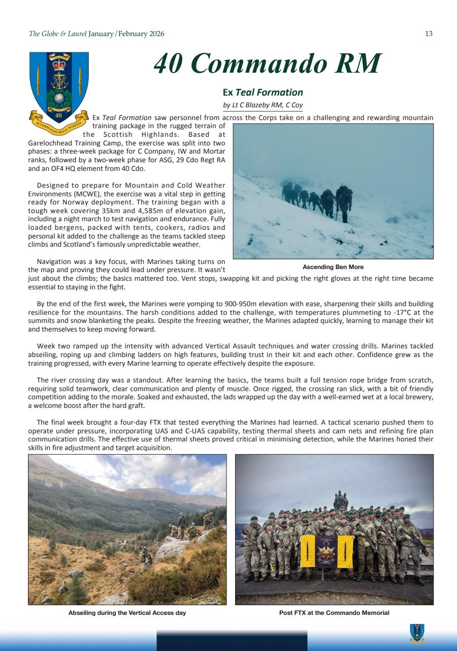 Globe & Laurel Preview Pages