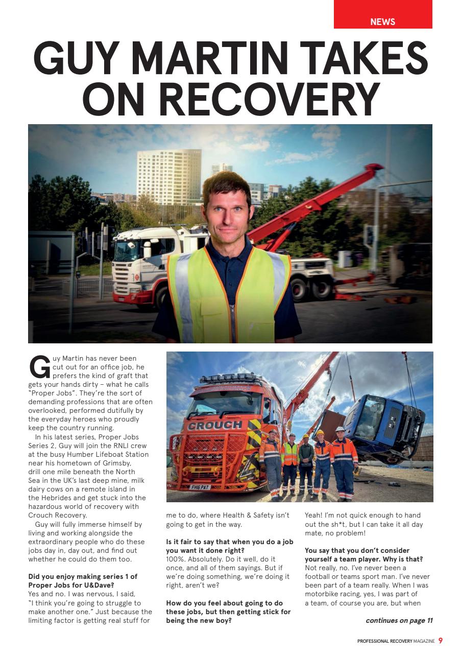 Professional Recovery Magazine Preview Pages