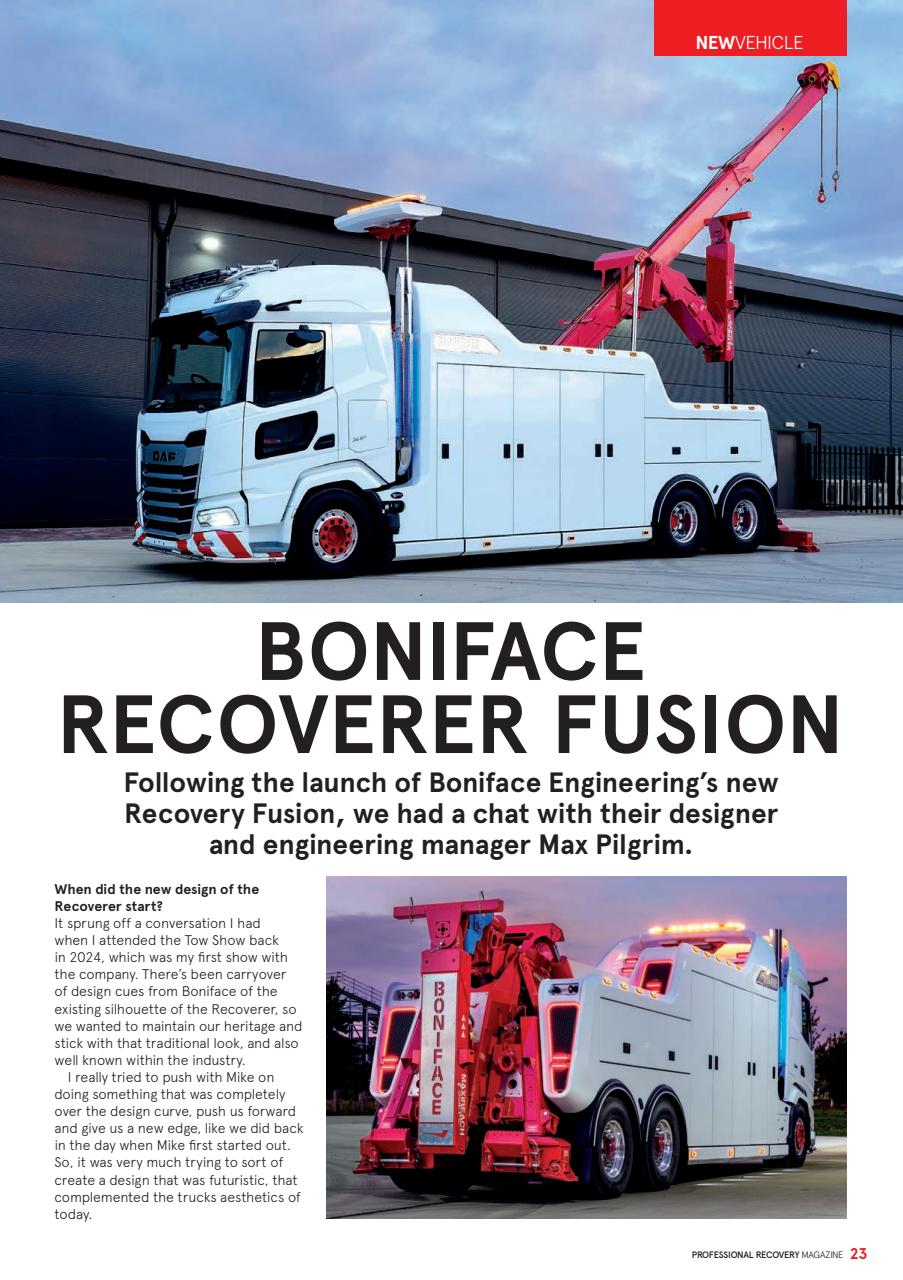 Professional Recovery Magazine Preview Pages