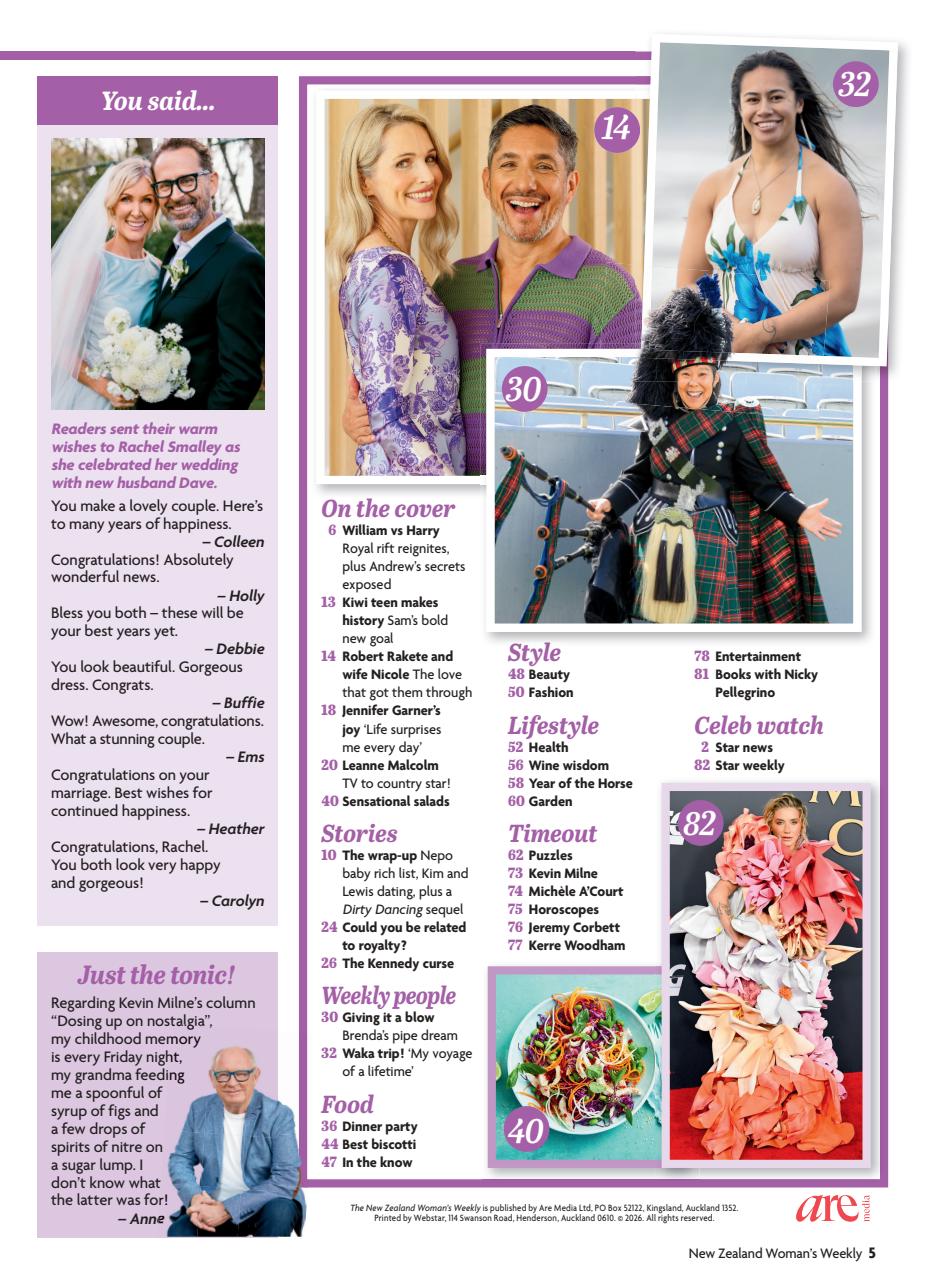 NZ Woman's Weekly Preview Pages