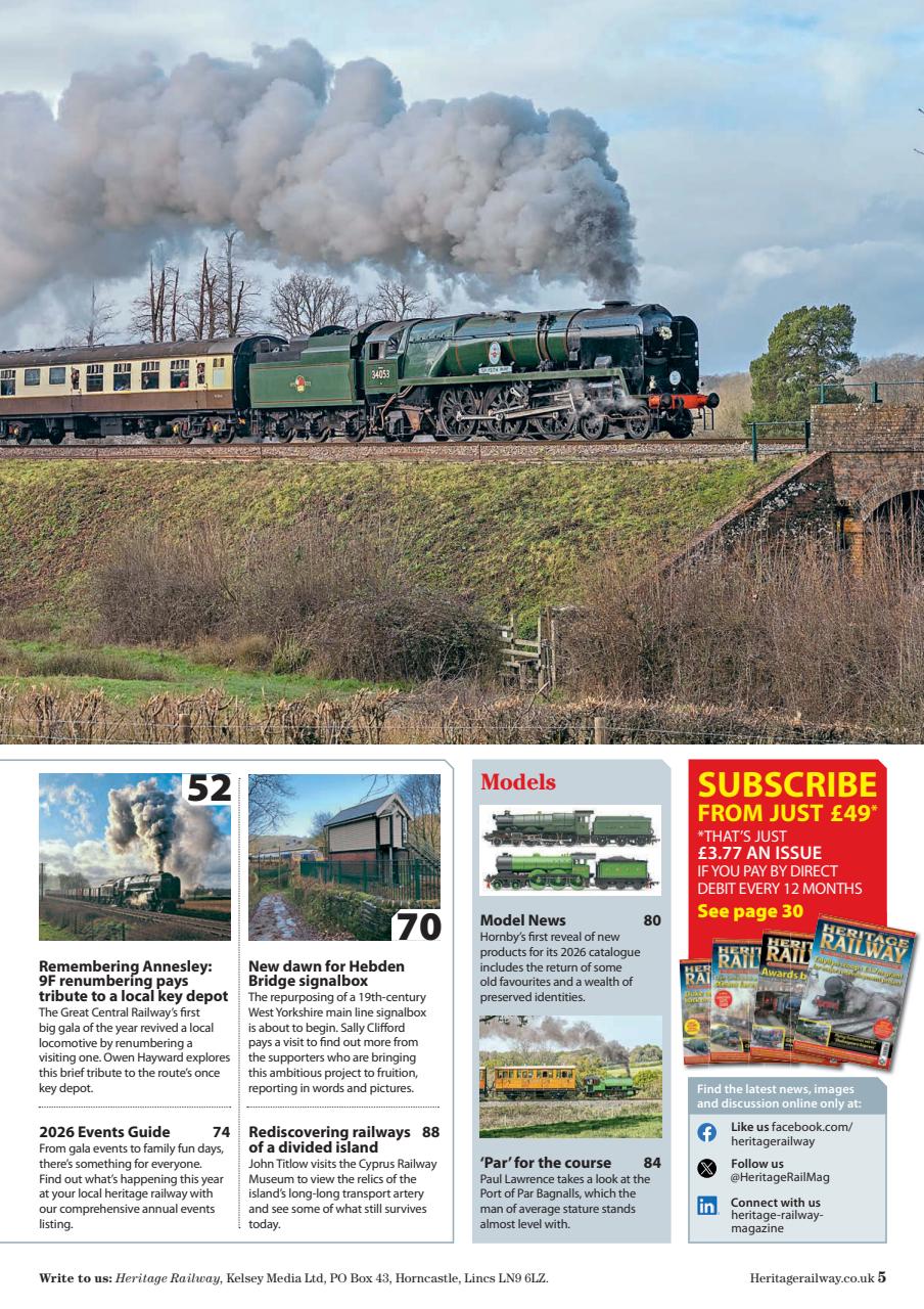 Heritage Railway Preview Pages
