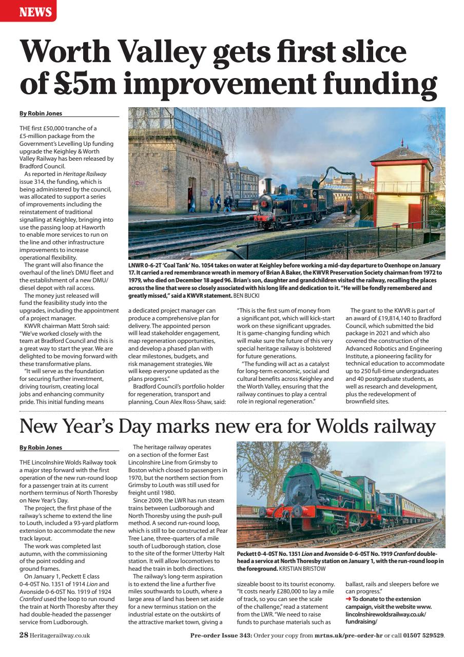 Heritage Railway Preview Pages