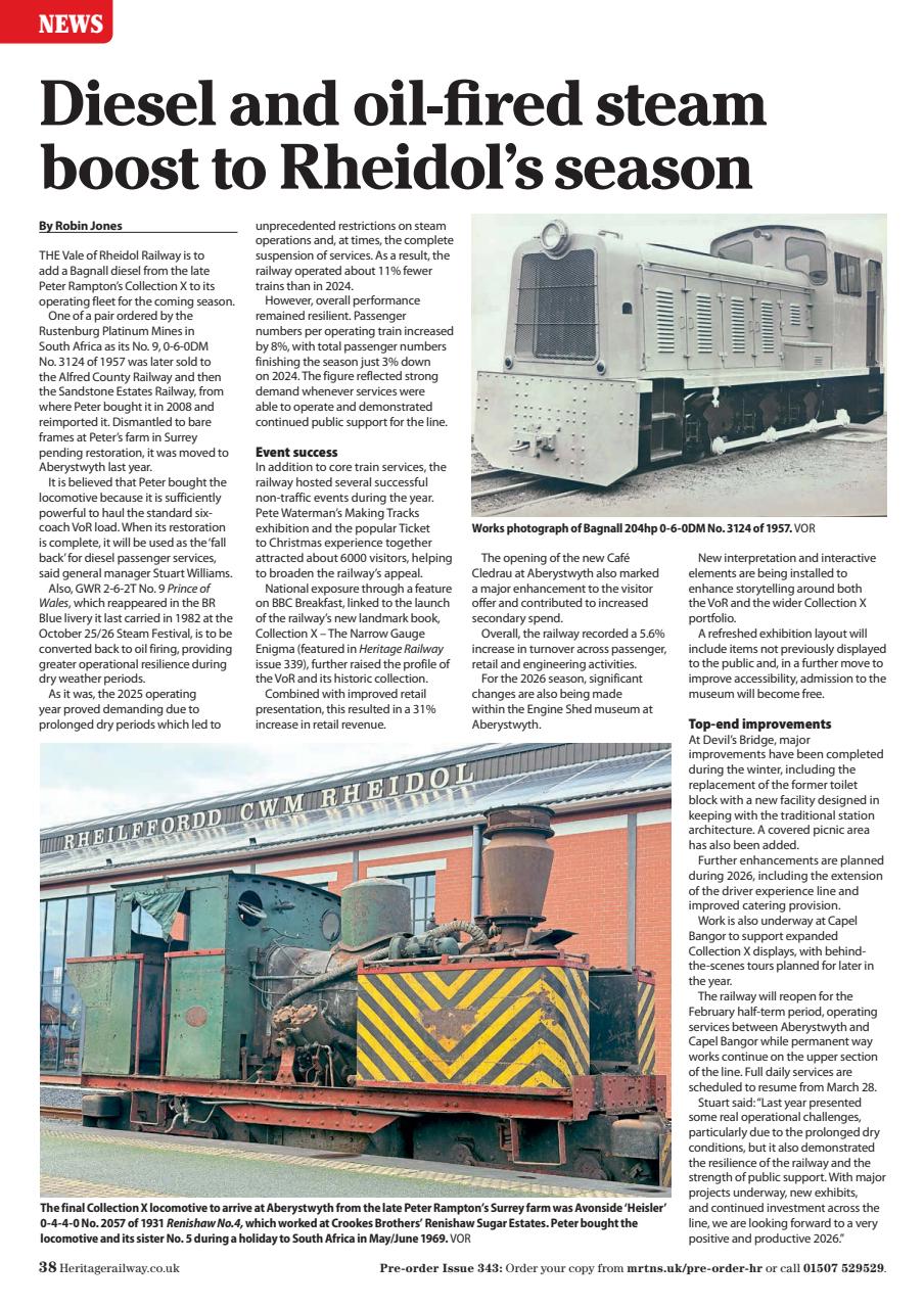 Heritage Railway Preview Pages