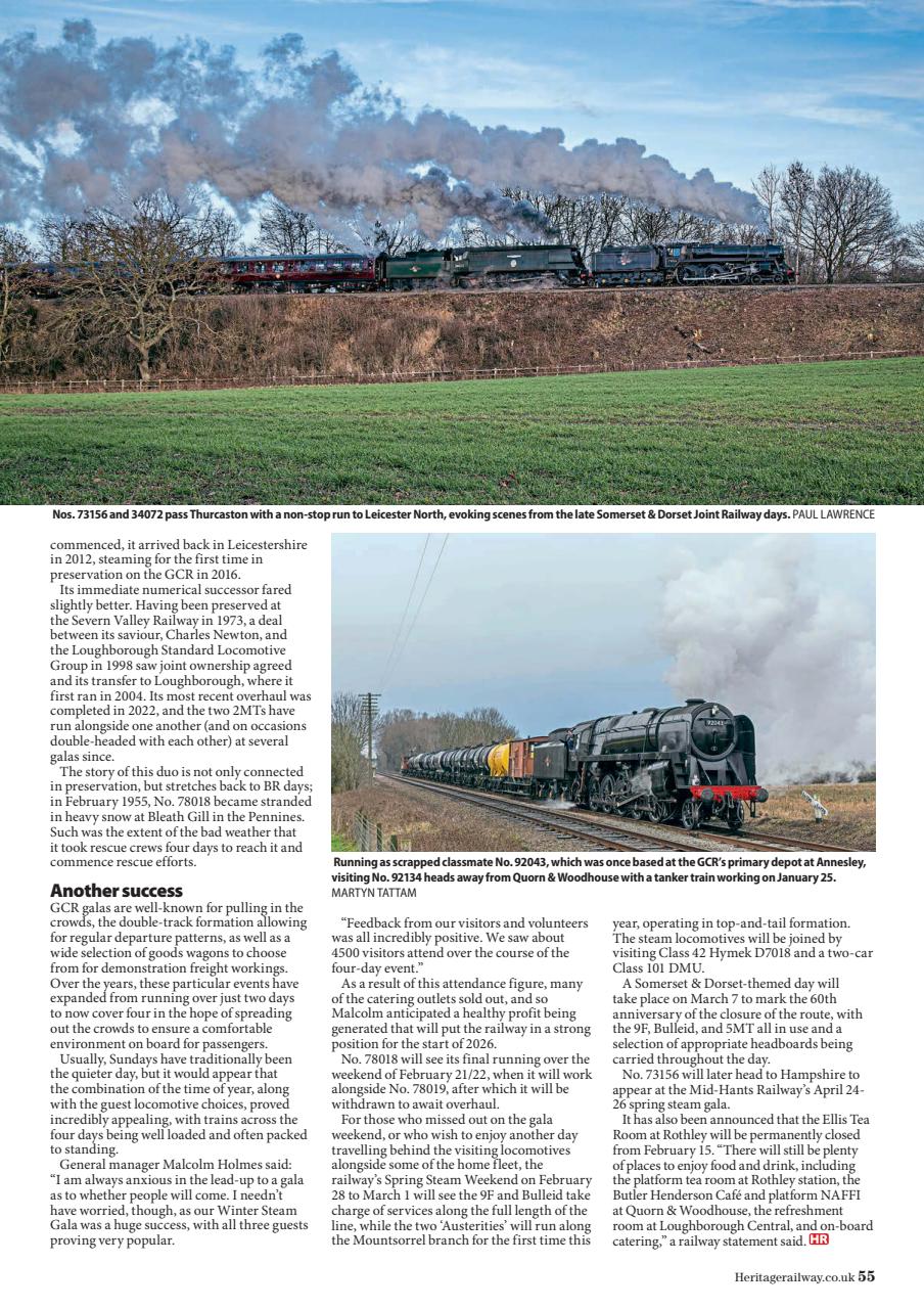 Heritage Railway Preview Pages