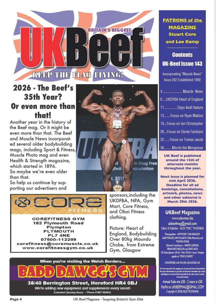 UK Beef Magazine Preview Pages